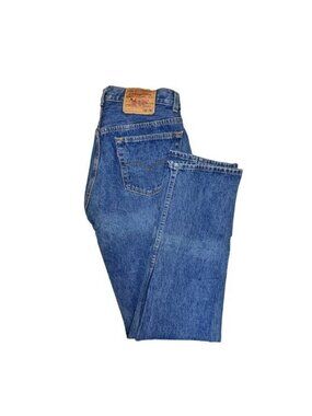 Vintage Levi's 501 XX  Mens Straight Leg Jeans Blue  USA Sun Kissed Fade 32x36